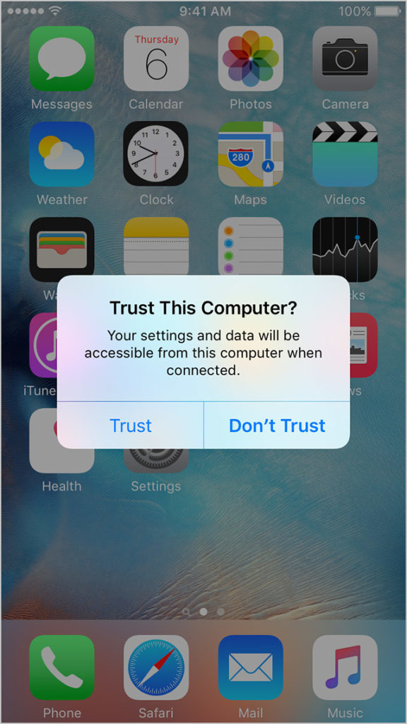 iphone trust