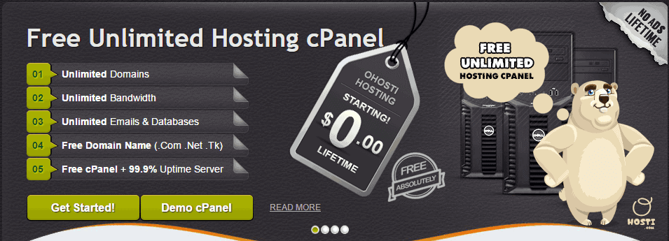 unlimited Free Hosting