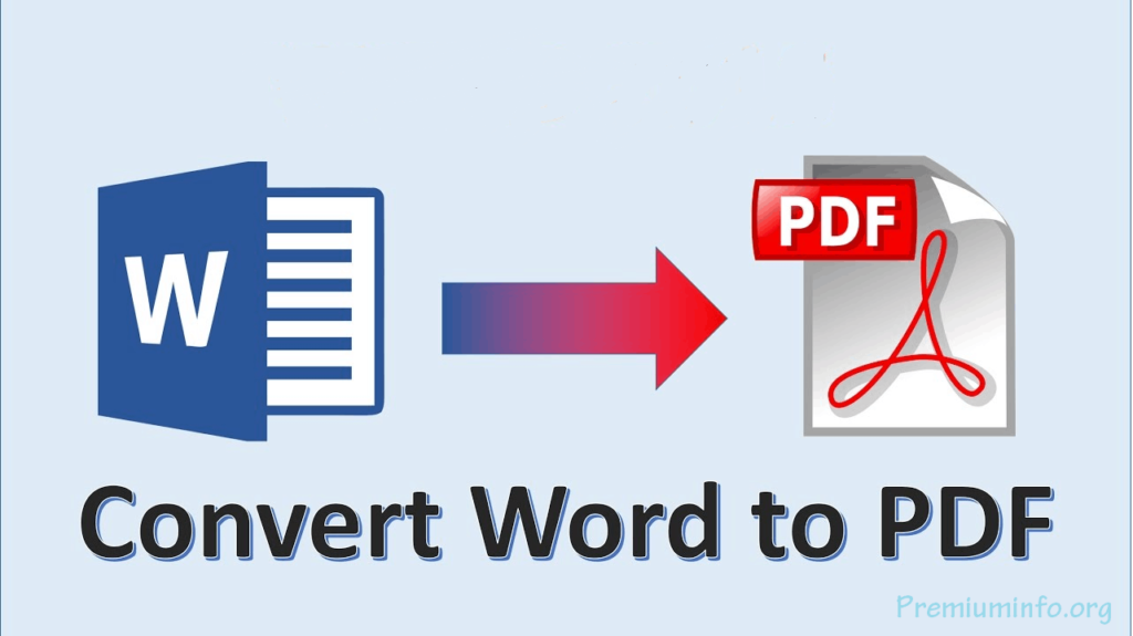 convert Word to PDF
