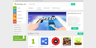 1mobile Alternative App Store App For Android to Google Play Store- Download Paid App Free