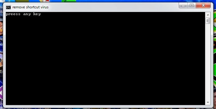 remove shortcut virus