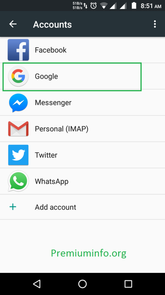 Easy Way To Backup Contacts To Gmail Account