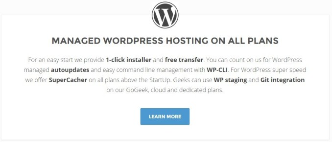 Offer 'Auto' Managed WordPress Hosting 