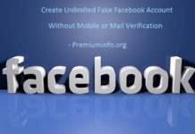 Trick to Make Unlimited Fake Facebook Accounts Without Mobile & Email Verification
