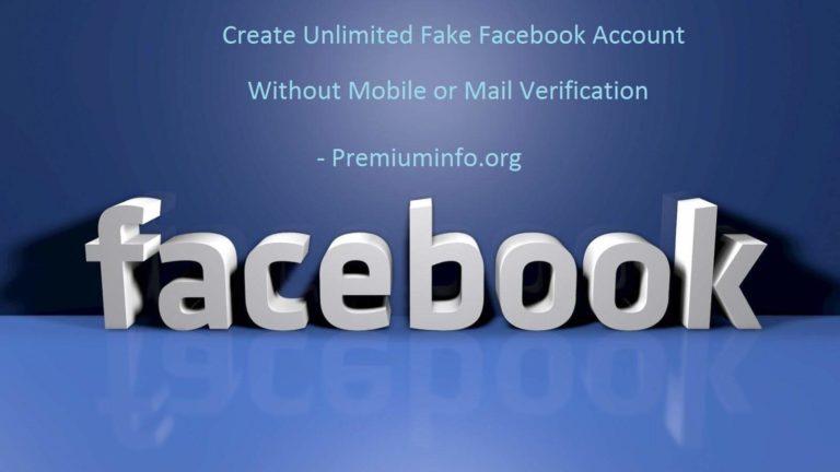 Trick to Make Unlimited Fake Facebook Accounts Without Mobile & Email Verification 2022