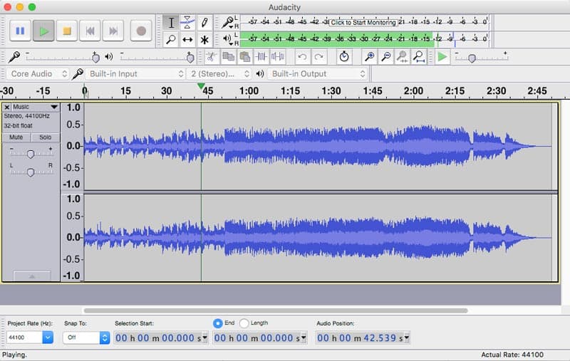 free audio recording and editing for mac