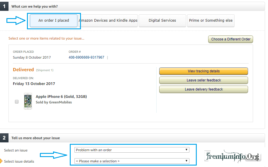 Amazon live chat support