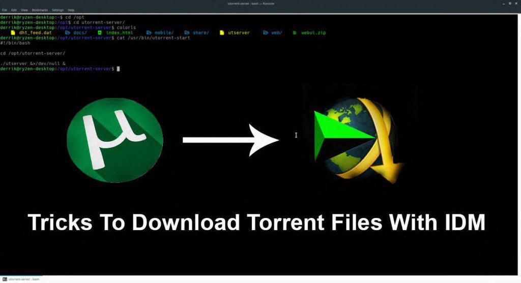 download torrent files with IDM