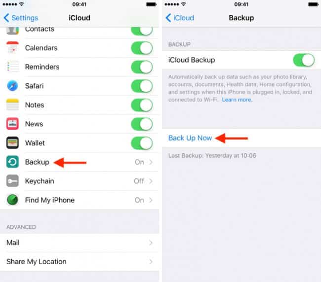 Icloud backup reader