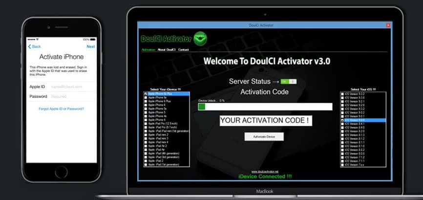 doulci icloud unlocking tool free