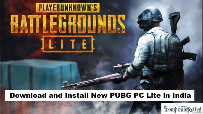 Download and Install PUBG PC Lite in India | Any Country | Free | 2021