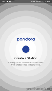 pandora station create