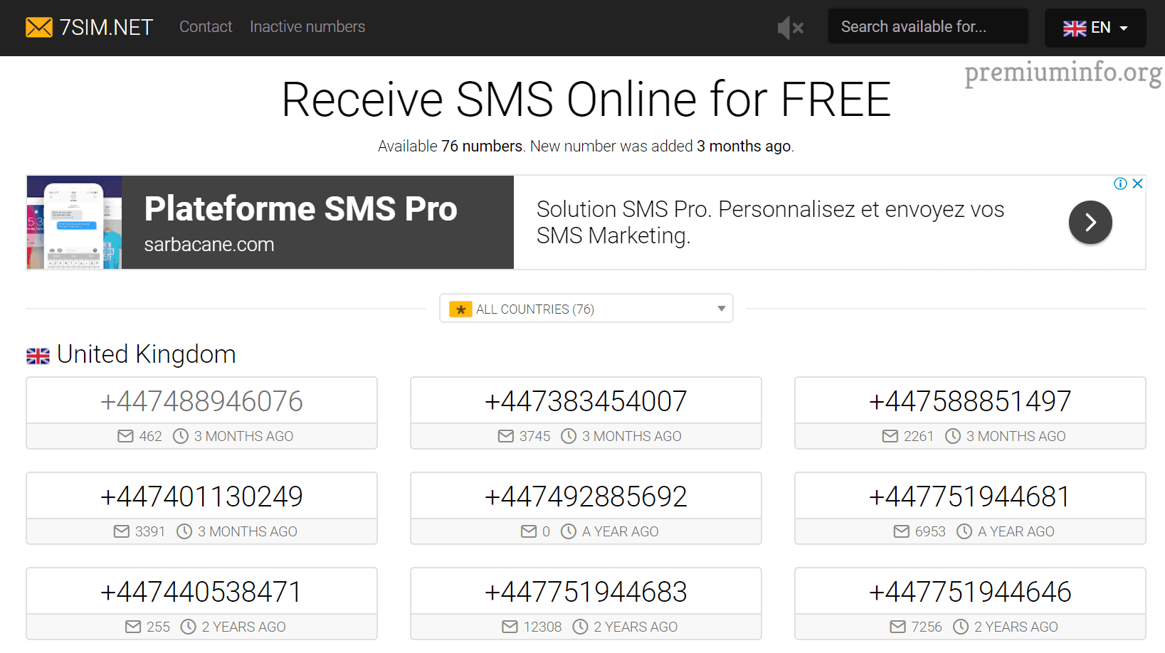 temporary phone number sms verification