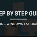 Fixing taskbar issues