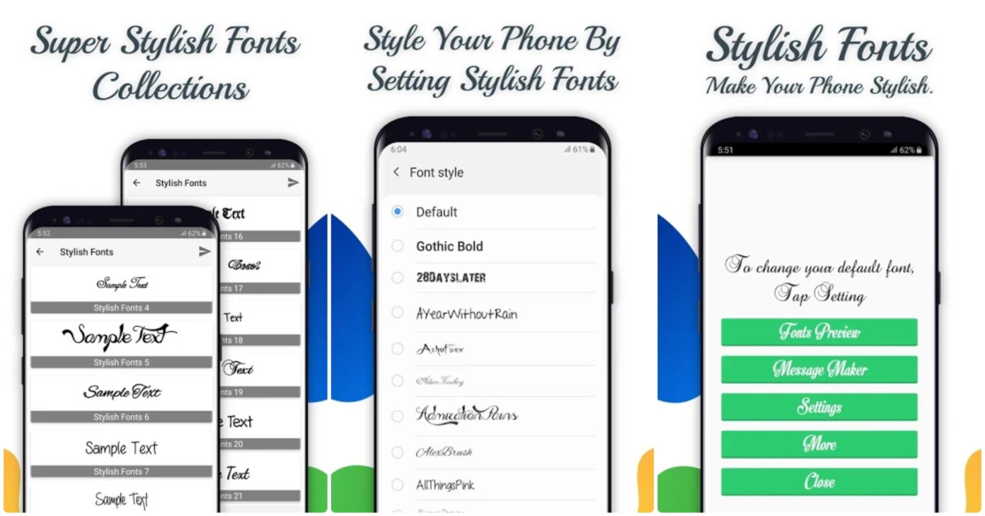 best font app for iphone no subscription