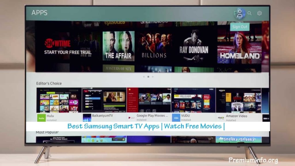 9 Best Samsung Smart TV Apps | Watch Free Movies | 2020 ...