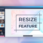 resize feature on crello