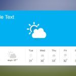 Weather widget