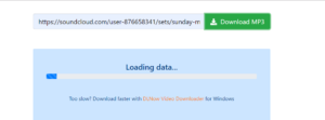 Downloading music in SoundCloud to MP3 Converter