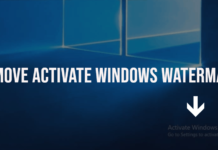 Remove activated windows watermark