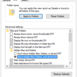 show hidden folders
