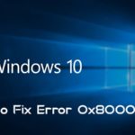 How to Fix Error 0x80004005