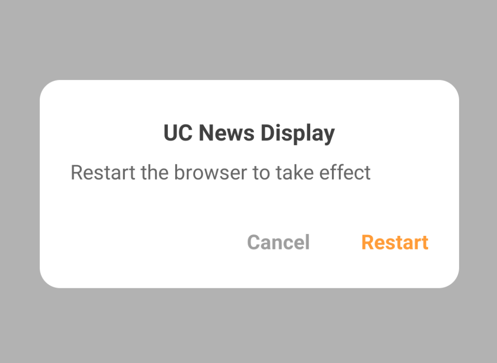 news disable uc browser