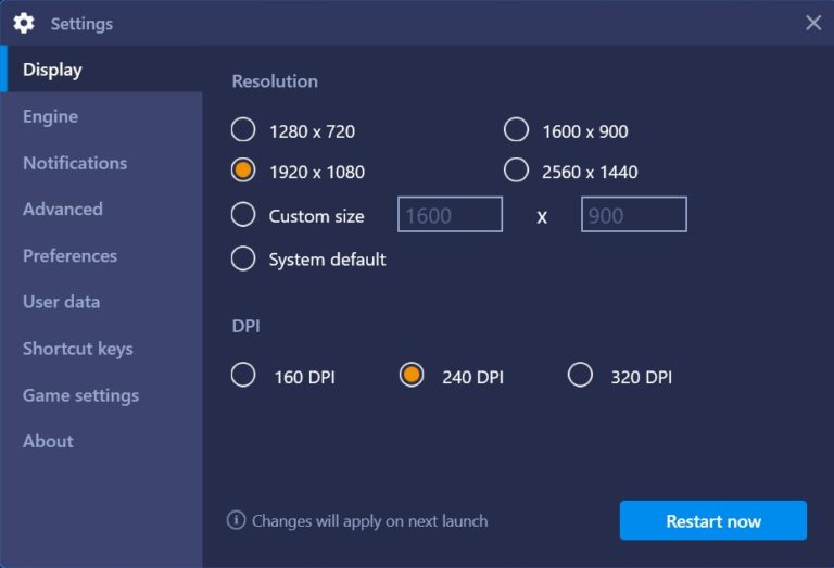 how to change quality on bluestacks mac