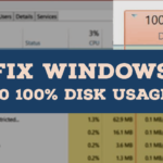 Windows 10 100% Disk Usage