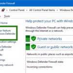 change firewall settings