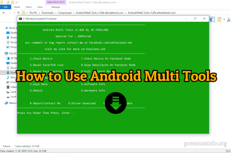 Android Multi Tools | Bypass any PIN/Face Lock on Android Easily
