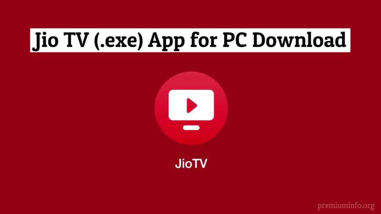 run jio tv app on pc