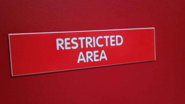 gaming restricted area