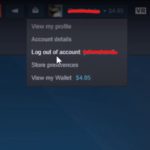 log out steam