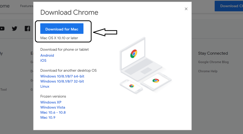 Download Chrome for Mac