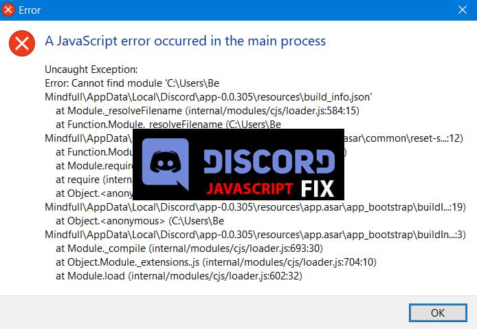 discord download error windows 10