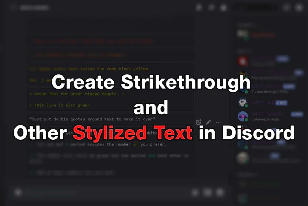 Discord Strikethrough