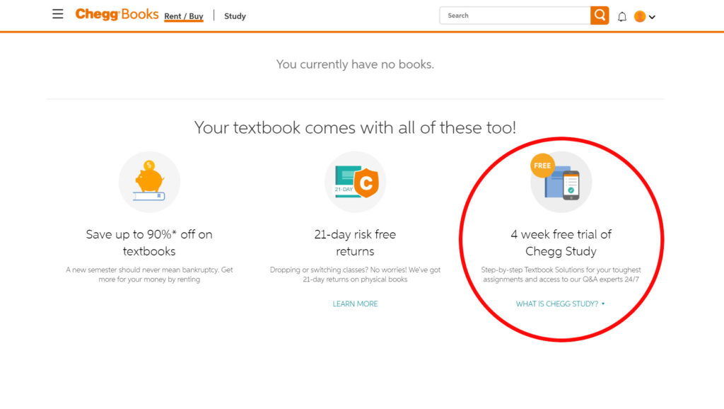 chegg free trial