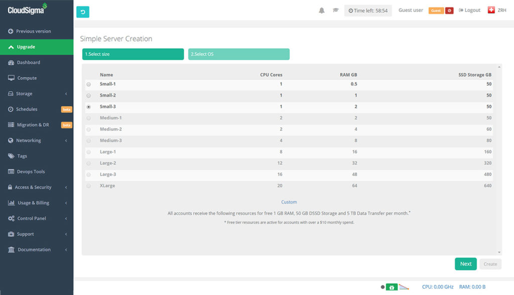 cloudsigma vps server