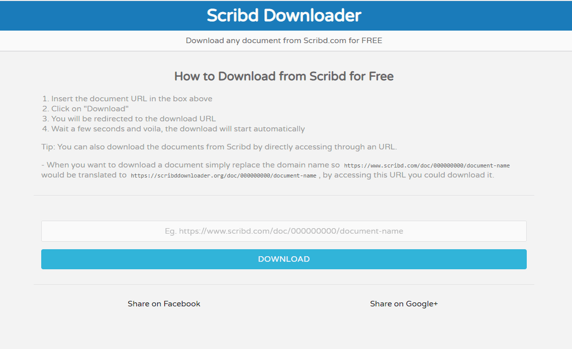 Best Scribd Downloader Download Any Scribd Documents Free