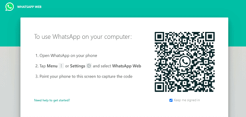 WhatsApp Web QR Code