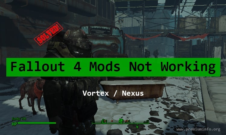 the old fallout 4.ini edit is causing