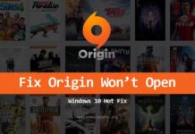fix origin wont open in windows 10