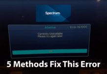 fix spectrum hl1000 error