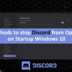 stop discord from starting up on windows 10