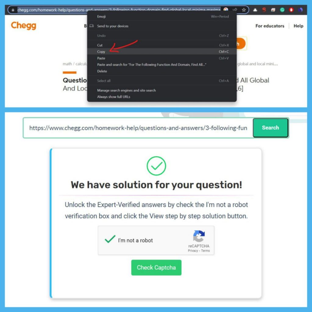 unlock chegg answers free online